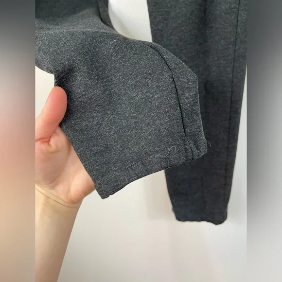 J. Crew Pixie Pant Ponte Knit Seam Stretch Tapered Legging Charcoal Gray 4R - Picture 6 of 16